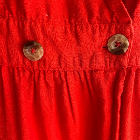 Free People Red Sleeveless Dress with deep pockets - Picture 2 of 5